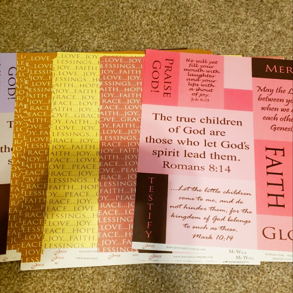 Faith scrapbooking paper